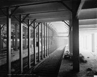 Stazione della metropolitana 14th St., New York, c.1904